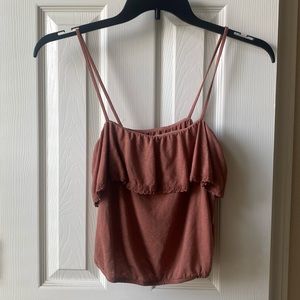 American eagle brown tank top
